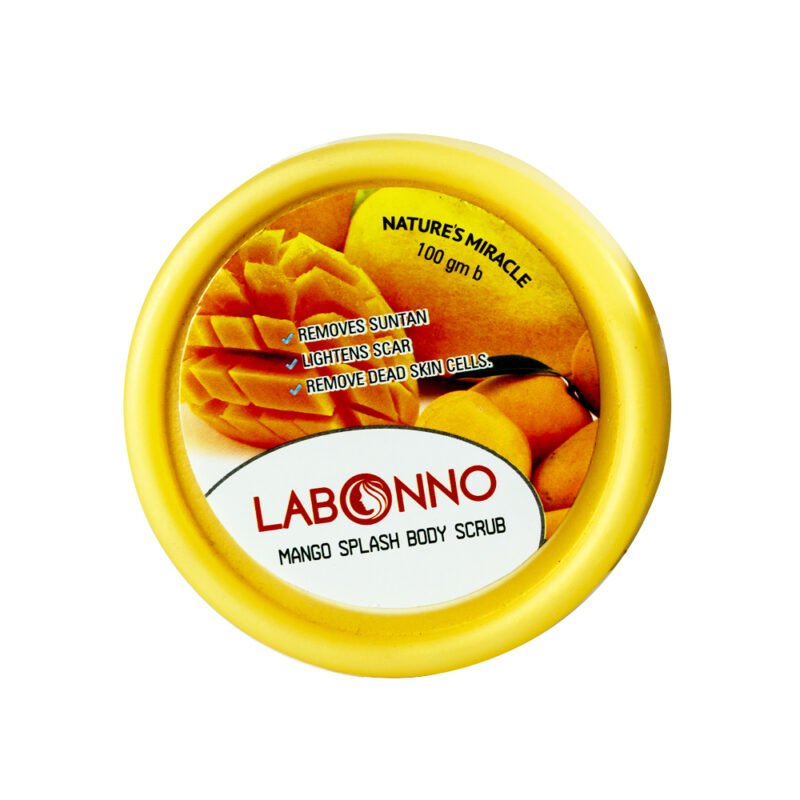 LABONNO Mango Splash Body Scrub 100ml – Exfoliating & Tan Removal 1