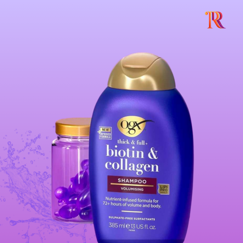 OGX Biotin & Collagen Shampoo 385ml for thick and voluminous hair 1
